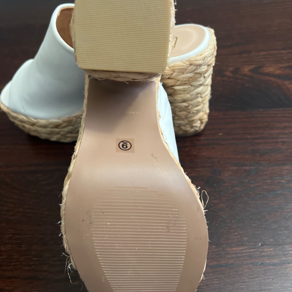 Lulus white mules - Picture 3 of 4